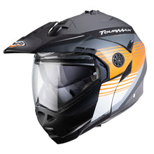 Caberg Tourmax Titan Matt Gun Orange White Flip Front Helmet