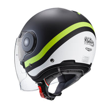 Caberg Uptown Chrono Matt Black Yellow Open Face Helmet