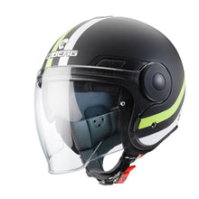 Caberg Uptown Chrono Matt Black Yellow Open Face Helmet