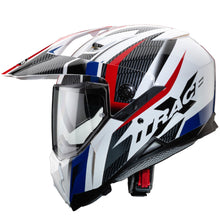 Caberg X-Trace Savana White Black Blue Red Dual Sport Helmet
