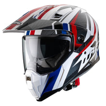 Caberg X-Trace Savana White Black Blue Red Dual Sport Helmet