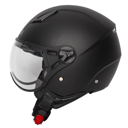 Spada Hellion Matt Black Open Face Helmet
