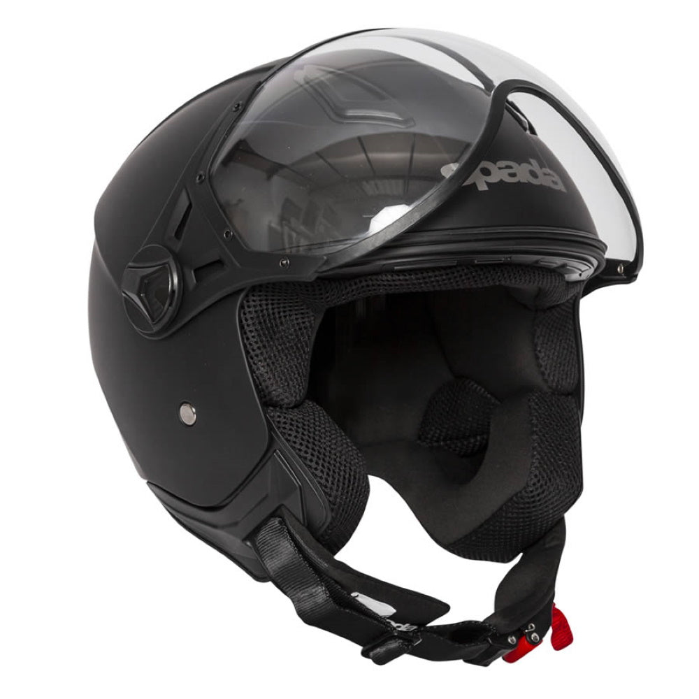 Spada Hellion Matt Black Open Face Helmet