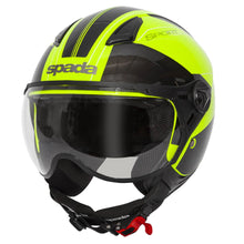 Spada Hellion Twist Yellow Open Face Helmet