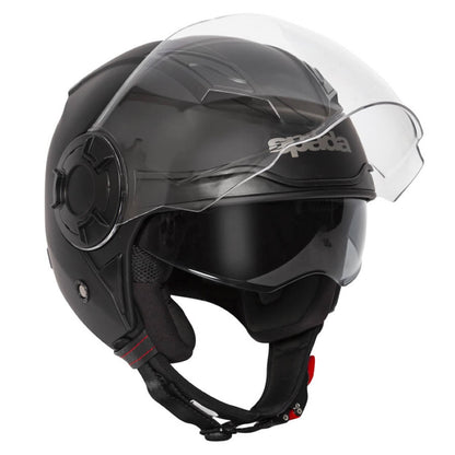 Spada Lycan Matt Black Open Face Helmet