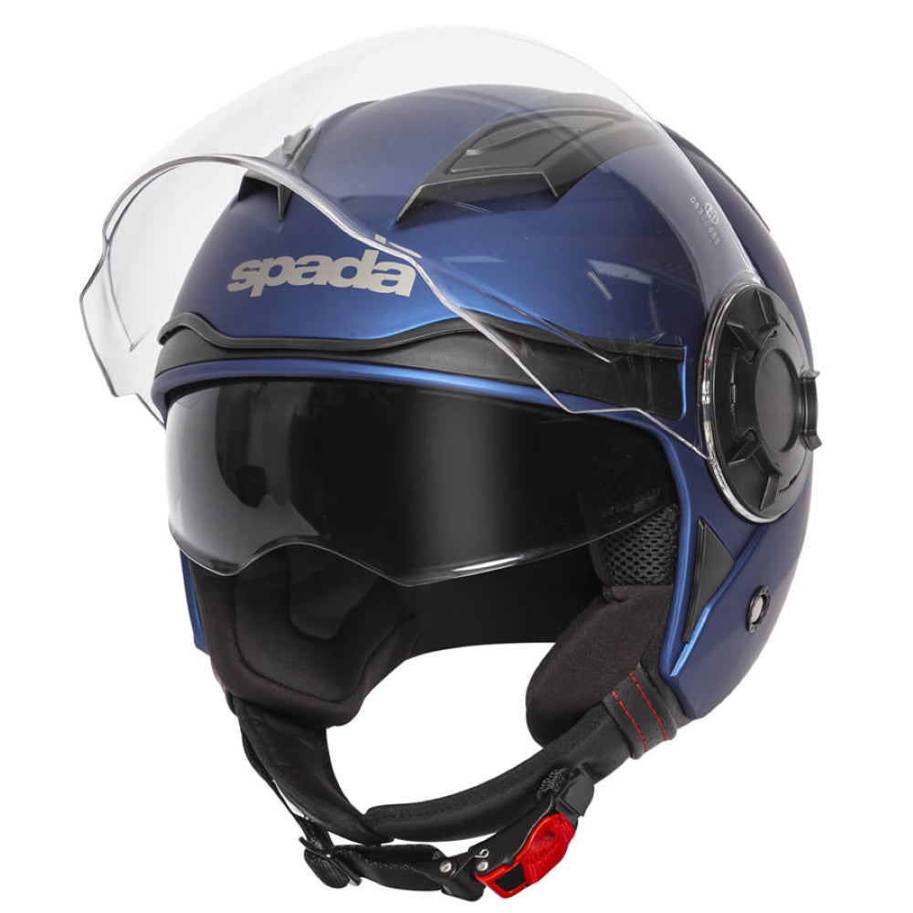 Spada Lycan Blue Open Face Helmet