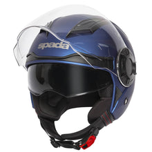 Spada Lycan Blue Open Face Helmet