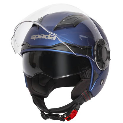 Spada Lycan Blue Open Face Helmet