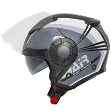 Spada Lycan Strobe Matt Black White Open Face Helmet