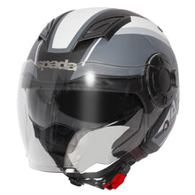 Spada Lycan Strobe Matt Black White Open Face Helmet