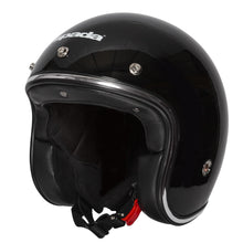 Spada Classic Black Open Face Helmet