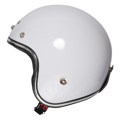 Spada Classic White Open Face Helmet