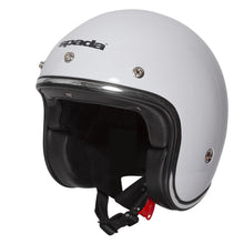 Spada Classic White Open Face Helmet