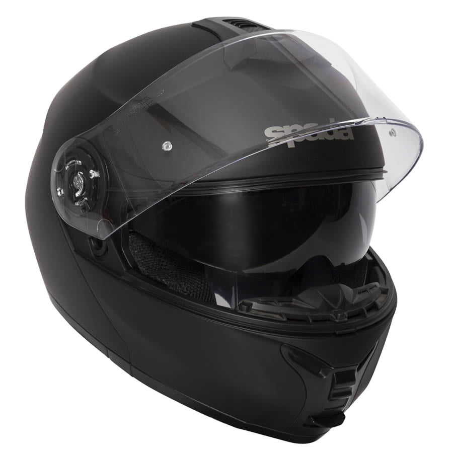 Spada Orion Matt Black Flip Front Helmet