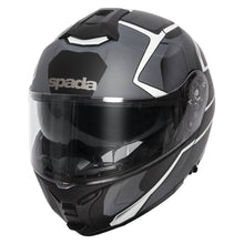 Spada Orion Slate Matt Black White Silver Flip Front Helmet