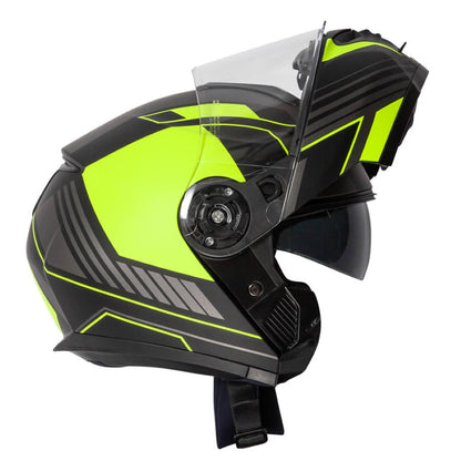 Spada Orion Whip Matt Black Flo Flip Front Helmet