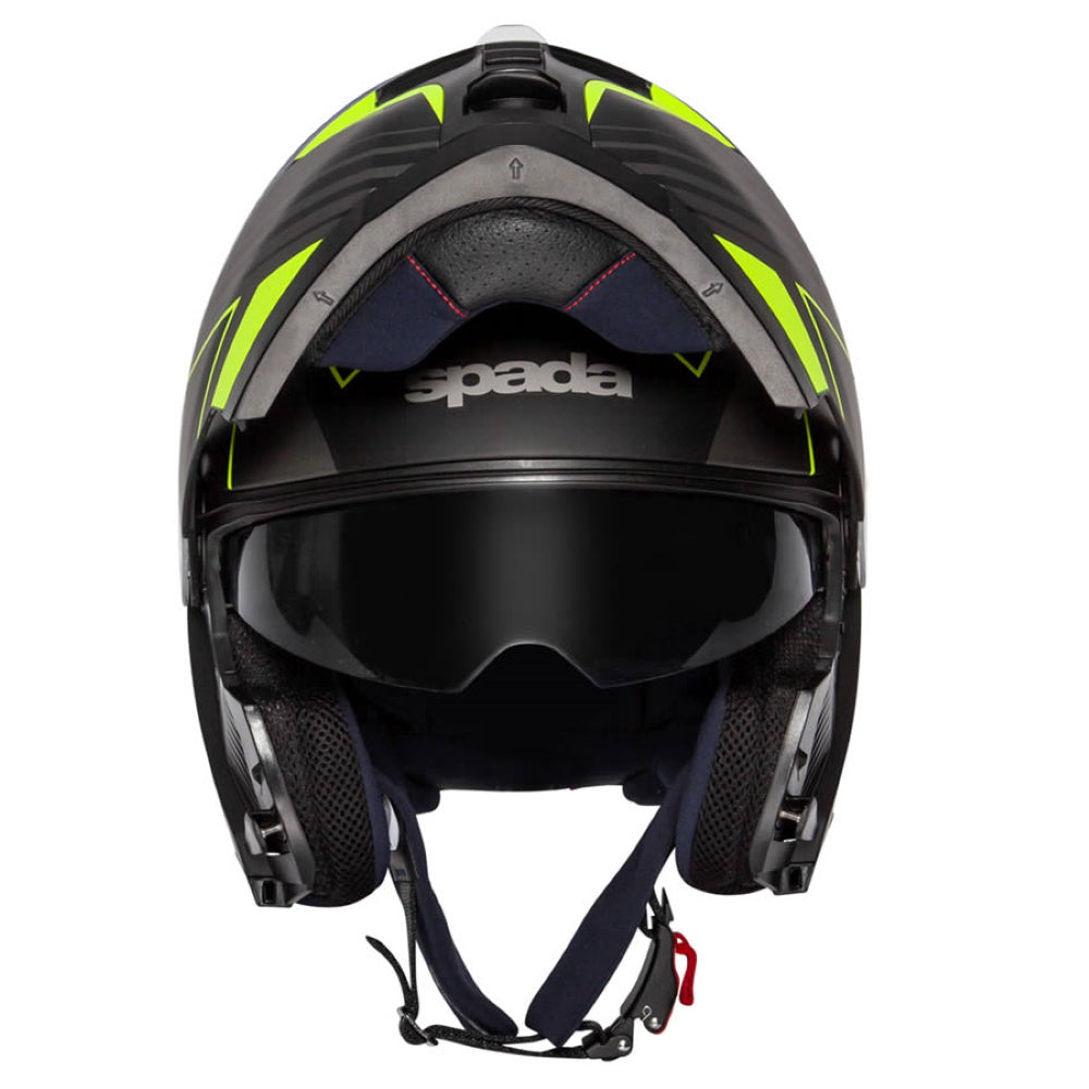 Spada Orion Whip Matt Black Flo Flip Front Helmet