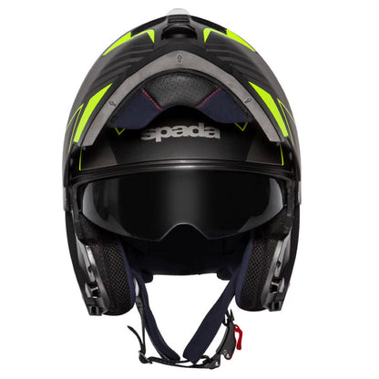 Spada Orion Whip Matt Black Flo Flip Front Helmet