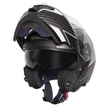 Spada Orion Whip Matt Black Silver Flip Front Helmet