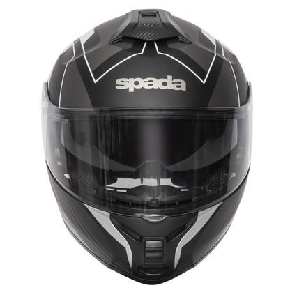 Spada Orion Whip Matt Black Silver Flip Front Helmet