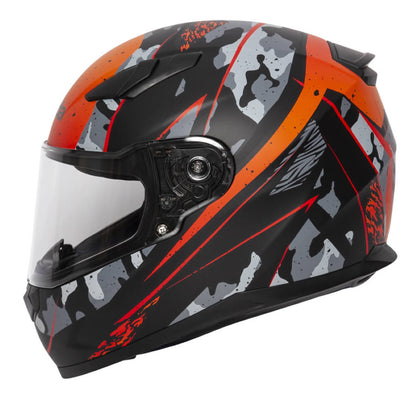 Spada Raiden Camo Orange Full Face Helmet