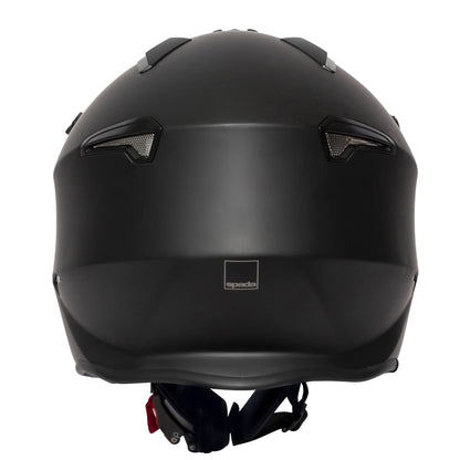Spada Rock Matt Black Open Face Helmet