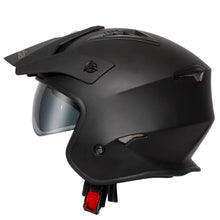 Spada Rock Matt Black Open Face Helmet