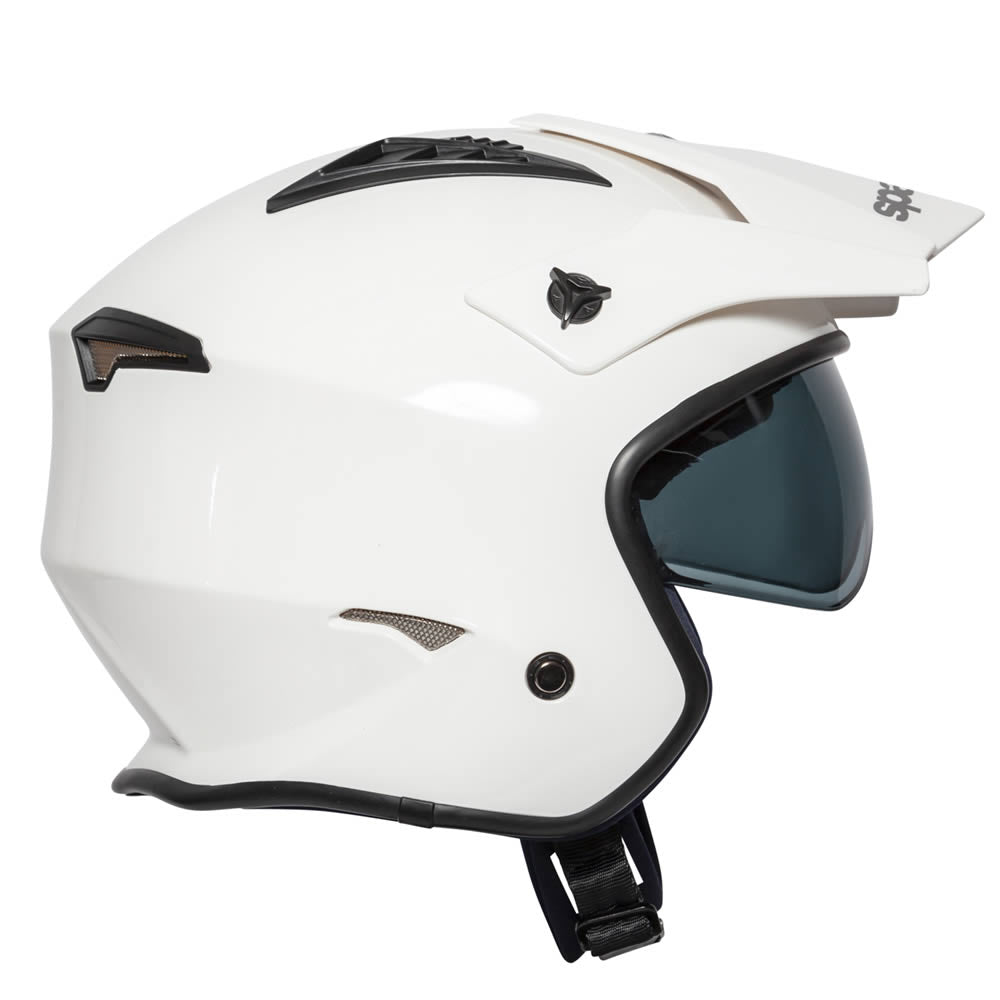 Spada Rock White Open Face Helmet