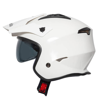 Spada Rock White Open Face Helmet