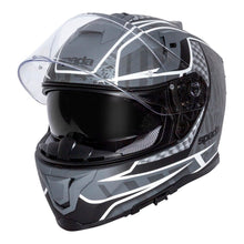 Spada SP1 Raptor Matt Black Grey Full Face Helmet