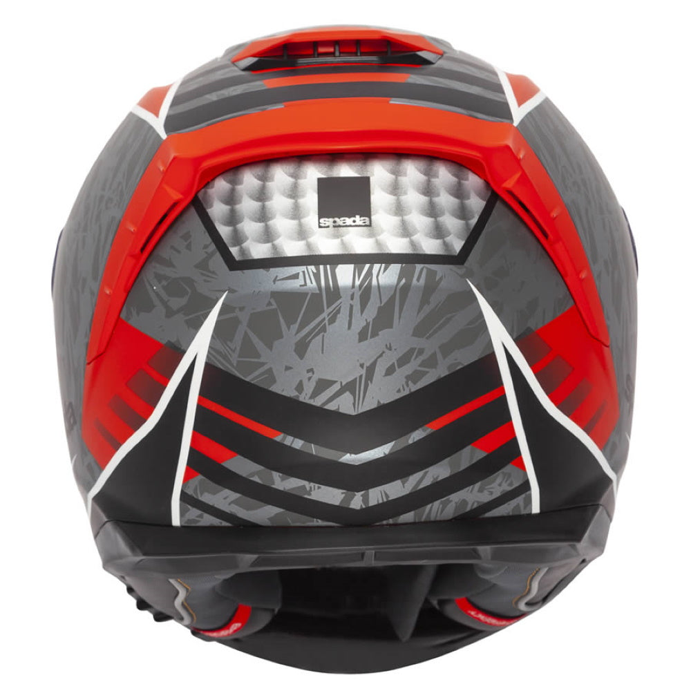 Spada SP1 Raptor Matt Red Grey Full Face Helmet