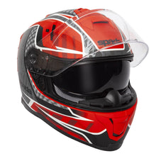 Spada SP1 Raptor Matt Red Grey Full Face Helmet