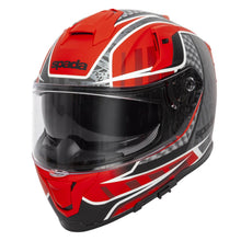 Spada SP1 Raptor Matt Red Grey Full Face Helmet