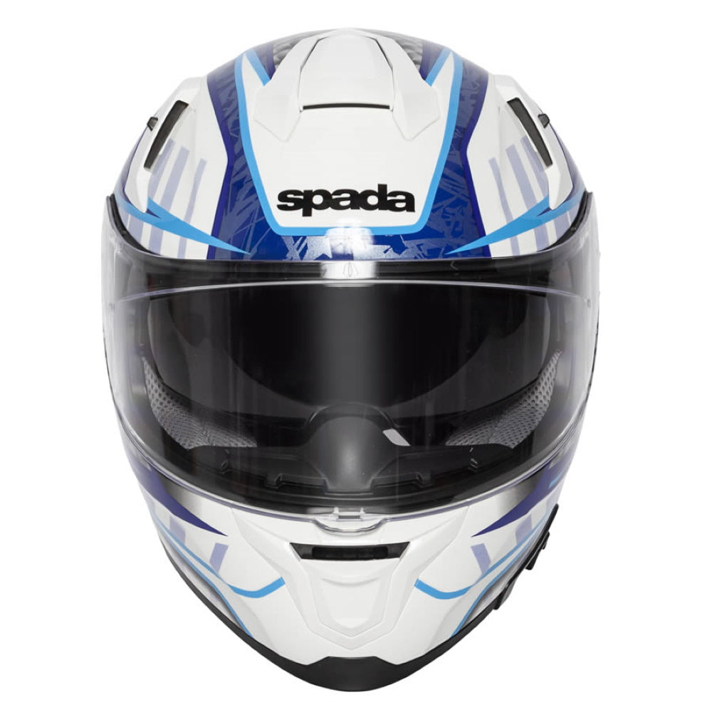 Spada SP1 Raptor White Blue Full Face Helmet