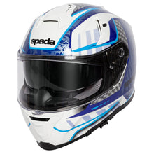 Spada SP1 Raptor White Blue Full Face Helmet
