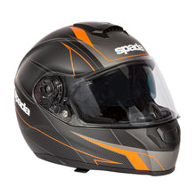 Spada SP16 Linear Matt Black Orange Silver Full Face Helmet