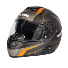 Spada SP16 Linear Matt Black Orange Silver Full Face Helmet