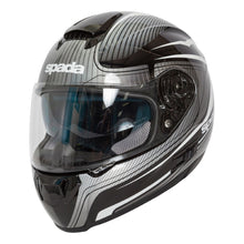 Spada SP16 Monarch Black Silver White Full Face Helmet