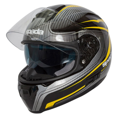 Spada SP16 Monarch Black Yellow Full Face Helmet