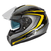 Spada SP16 Monarch Black Yellow Full Face Helmet