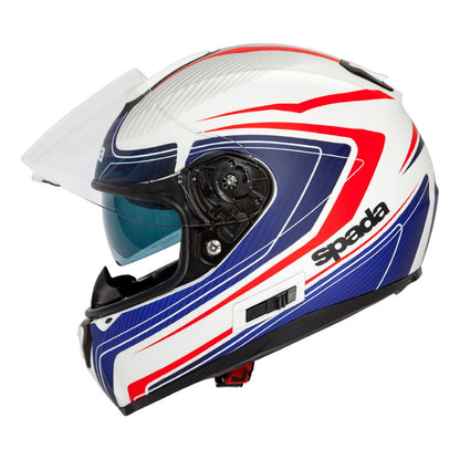 Spada SP16 Monarch White Red Blue Full Face Helmet