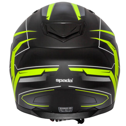 Spada SP17 Ruler Yellow Full Face Helmet