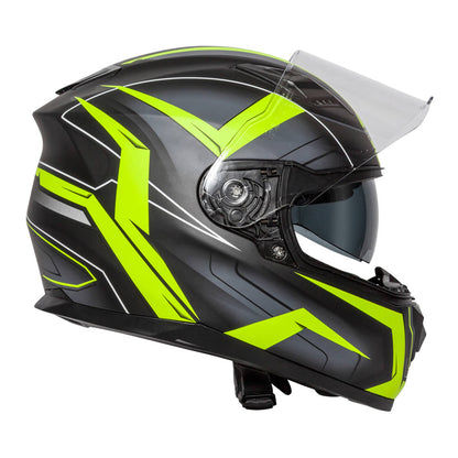 Spada SP17 Ruler Yellow Full Face Helmet
