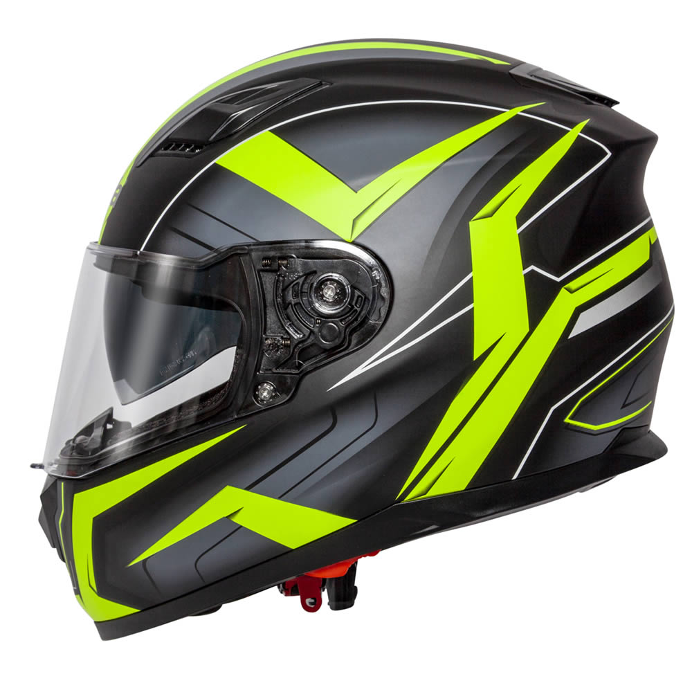 Spada SP17 Ruler Yellow Full Face Helmet