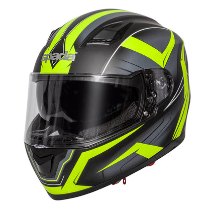 Spada SP17 Ruler Yellow Full Face Helmet