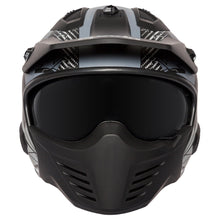 Spada Storm Matt Black Grey Silver Open Face Helmet