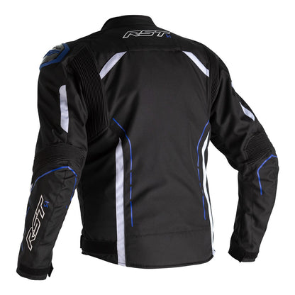 RST S-1 CE Textile Jacket Black White Blue