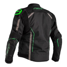 RST S-1 CE Textile Jacket Black Grey Neon Green