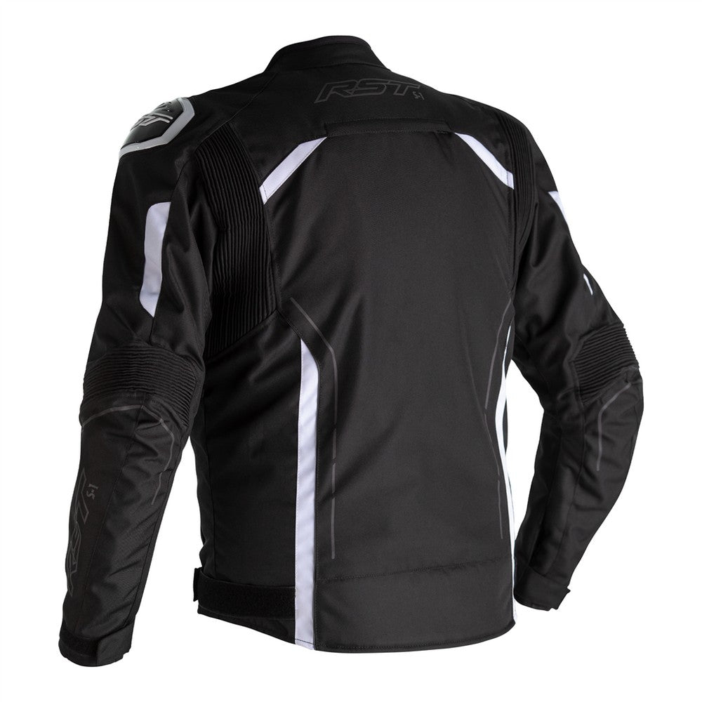 RST S-1 CE Textile Jacket Black Black White