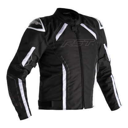 RST S-1 CE Textile Jacket Black Black White